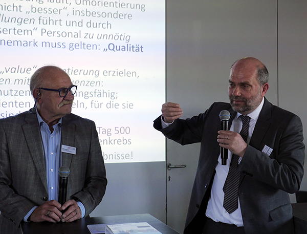 Rolf Stuppardt & Prof. Dr. Reinhard Busse | © medhochzwei Verlag